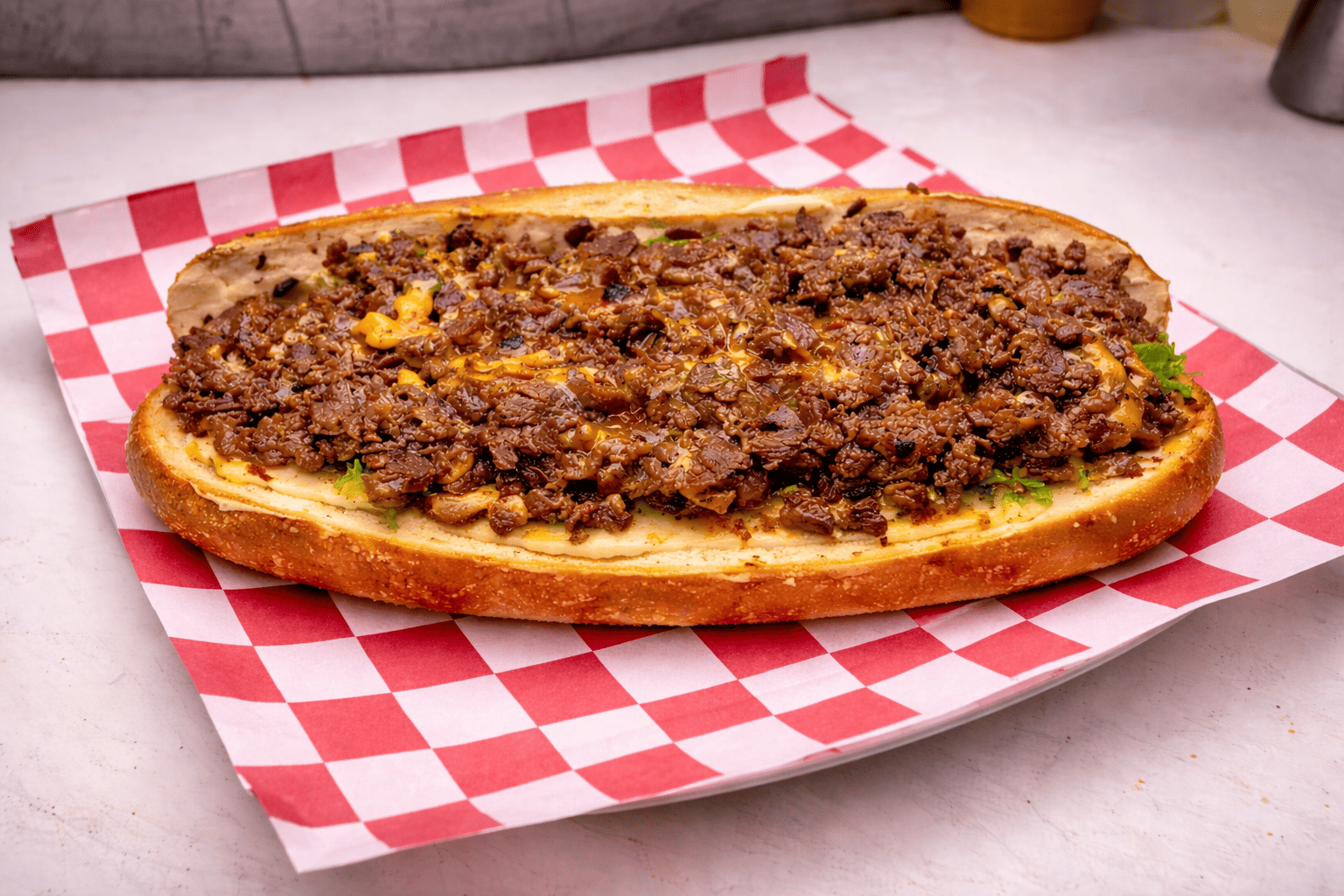 Loaded Cheesesteak Sub from Pizza Sauce Rosedale popular in Essex, Middle River, Overlea and White Marsh Maryland